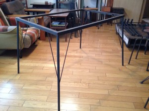 アンティーク テーブル鉄脚